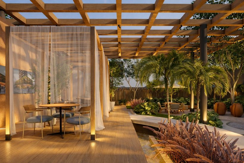 Cabana de convivência do ÁGORA